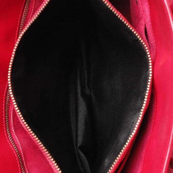 Yves Saint Laurent Pink Leather Small Sac de Jour Tote Bag - Picture 9 of 12